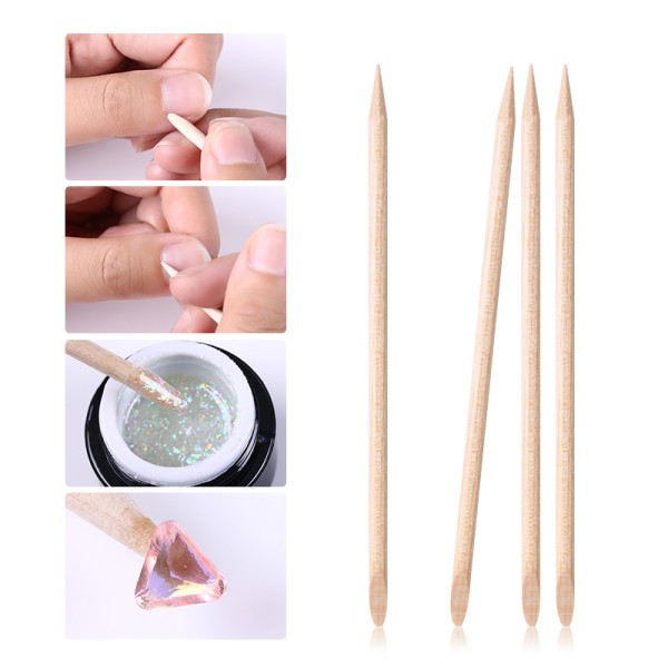 BORN PRETTY Drveni štapići za manikuru 17,8 cm