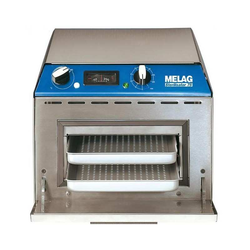 MELAG 75 típusú sterilizátor, forró levegő