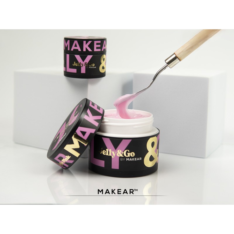 Makear Jelly&go - Light Pink JG02 50ml gradivni gel