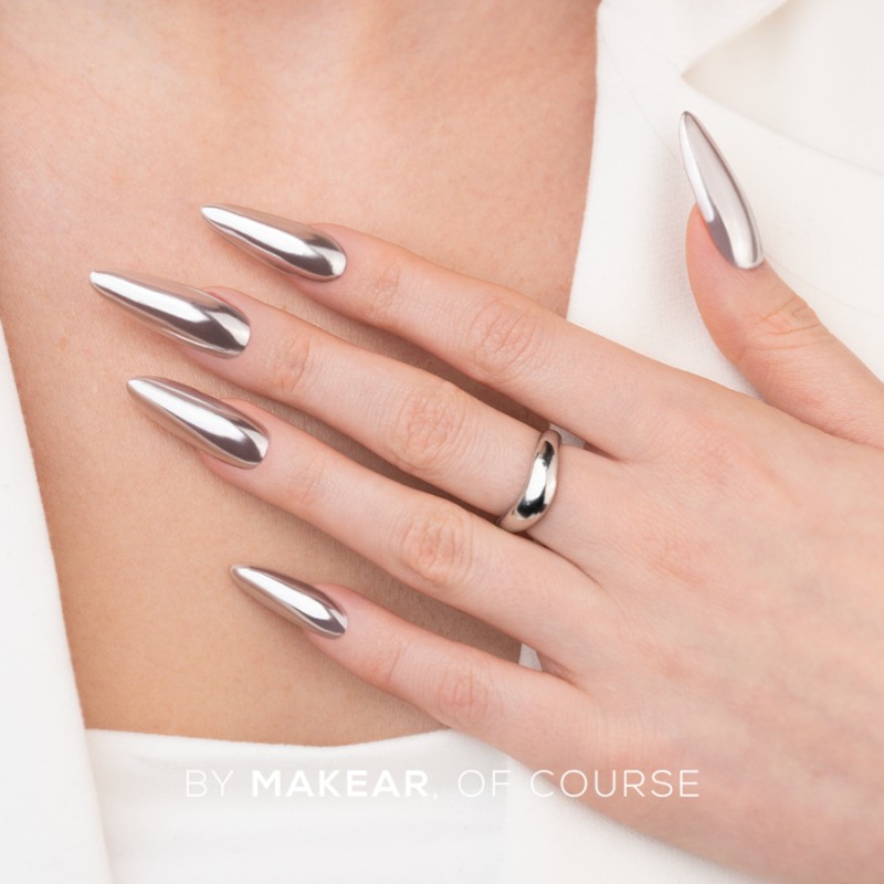MAKEAR SFX tekući Chrome effect - Silver BC01
