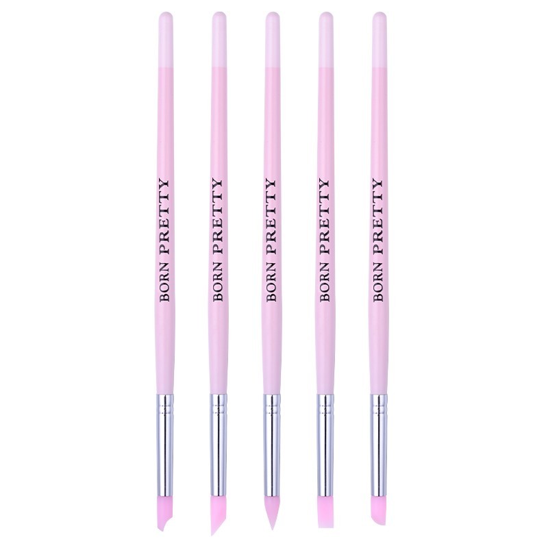 Set silikonskih kistova za Nail Art 5kom - Born Pretty
