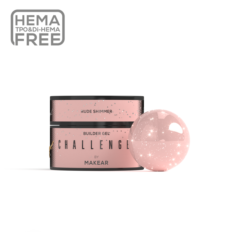 Challengel gradivni gel Shimmer Nude HG16