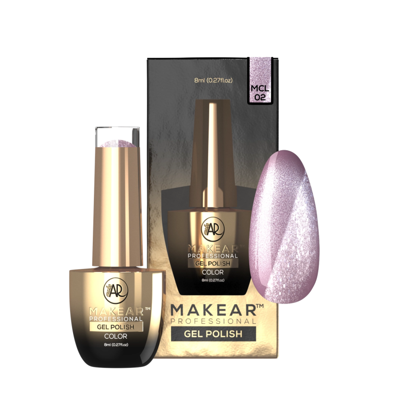 Makear MCL02 Fluffy violet - UV Gel Polish 8ml