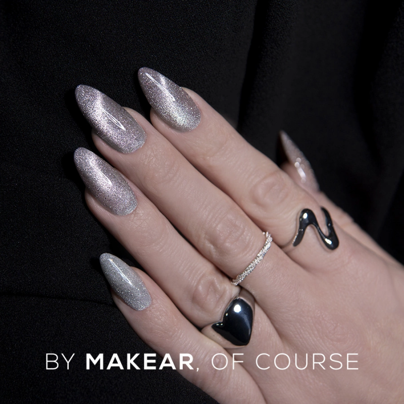 Makear MCL03 Silver Purr - UV Gel Polish 8ml