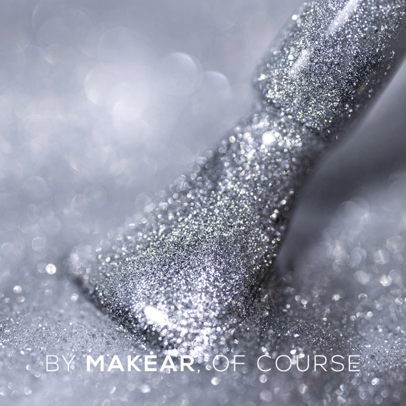 Makear MCL03 Silver Purr - UV Gel Polish 8ml