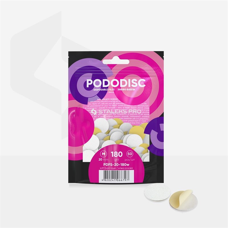 Staleks Pro Expert bijeli zamjenski brusni papir za Pododisc M PDFS-20