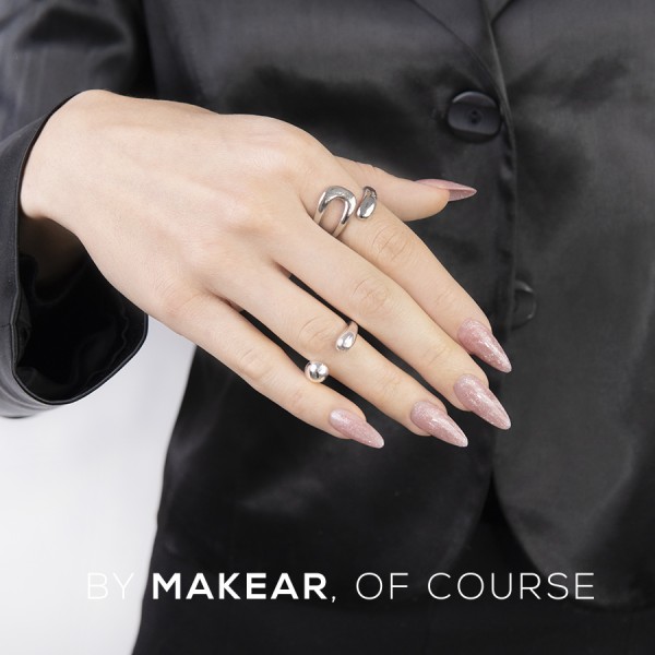 Challengel gradivni gel Shimmer Rose HG14