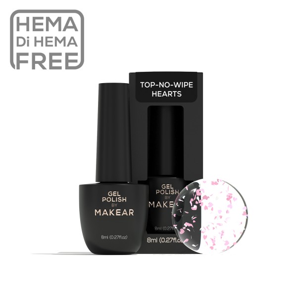 Makear Top no wipe - Hearts 8ml