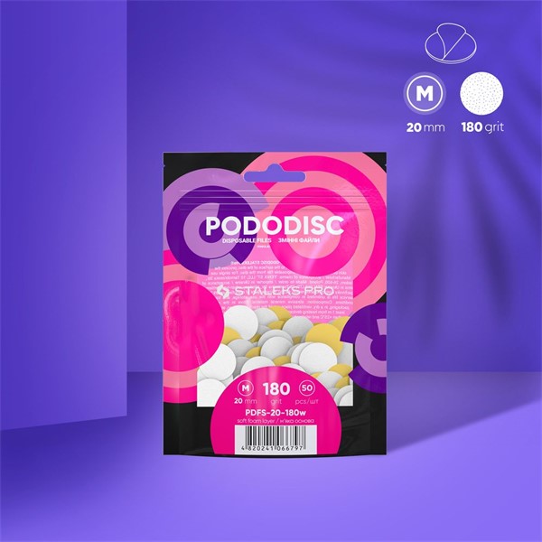 Staleks Pro Expert bijeli zamjenski brusni papir za Pododisc M PDFS-20