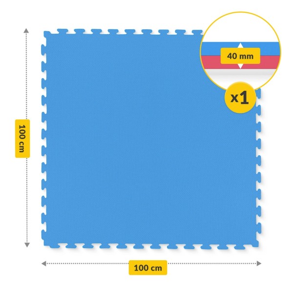 PUZZLE zaštitna prostirka za pod