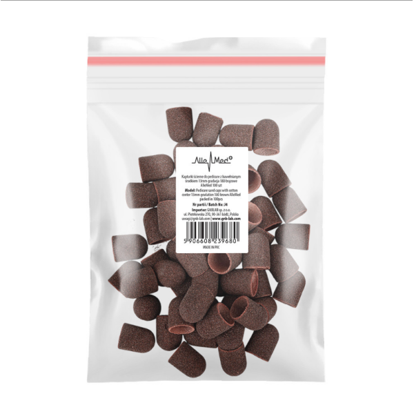 Brusne kapice - 13mm, fine - 100kom