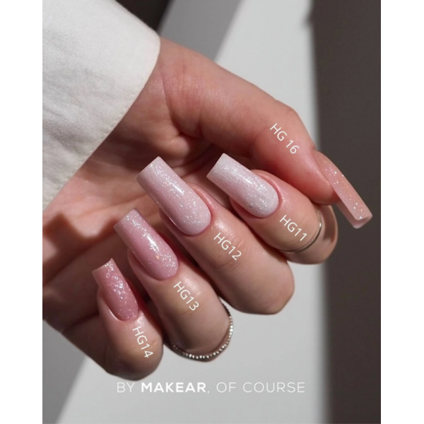 Challengel gradivni gel Shimmer Rose HG14