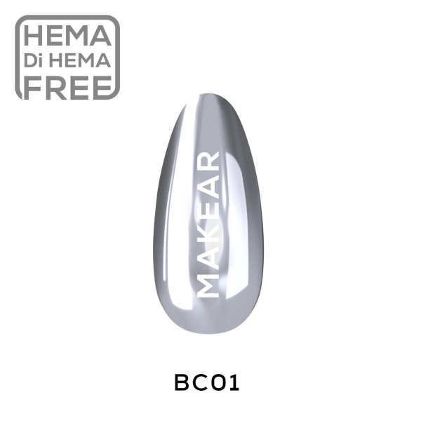 MAKEAR SFX tekući Chrome effect - Silver BC01