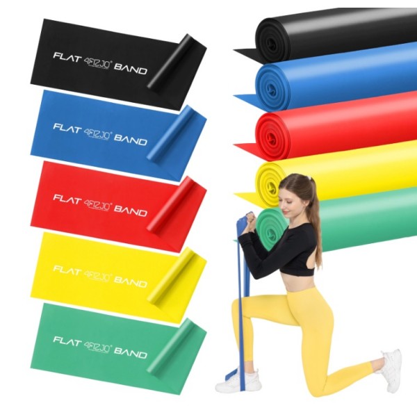Komplet 5 rehabilitacijskih traka FLAT BAND FIZJO