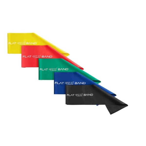 Komplet 5 rehabilitacijskih traka FLAT BAND FIZJO