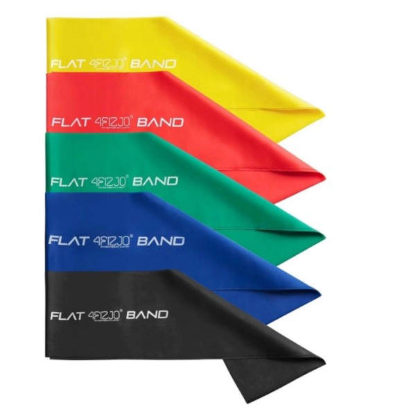 Komplet 5 rehabilitacijskih traka FLAT BAND FIZJO