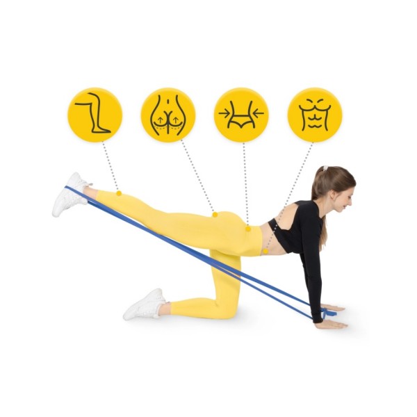 Komplet 5 rehabilitacijskih traka FLAT BAND FIZJO