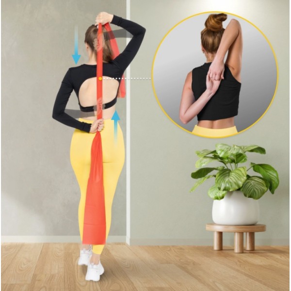 Komplet 5 rehabilitacijskih traka FLAT BAND FIZJO