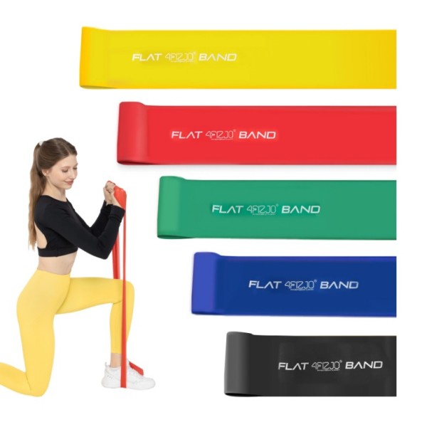 Komplet 5 rehabilitacijskih traka FLAT BAND FIZJO