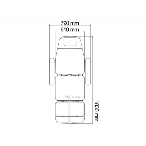 Električna kozmetička stolica COMFA E3