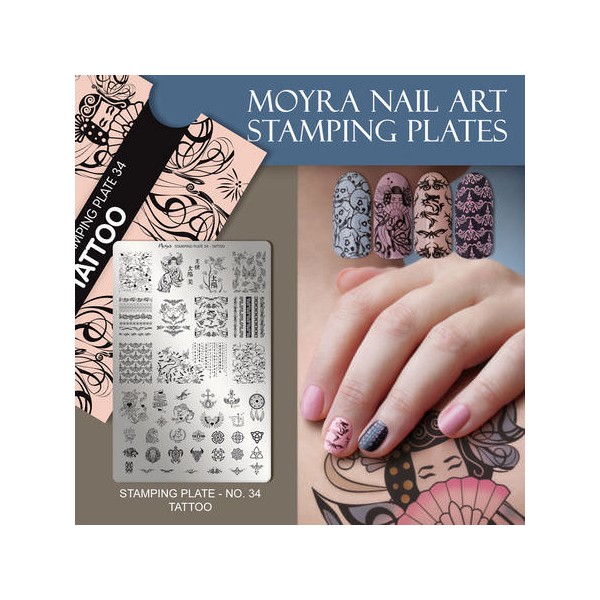 Moyra Pločica TATTOO Nr.34