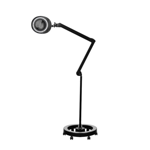 Kozmetička lupa Elegante 6025 črna na stalku