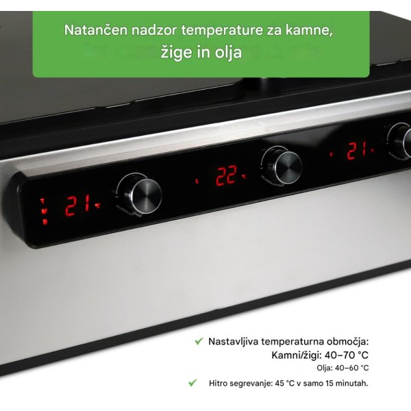 Višenamjenski grijač za kamenje i ulje