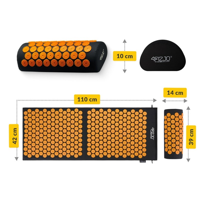 Akupresurna podloga s jastučićem FIZIJO XL