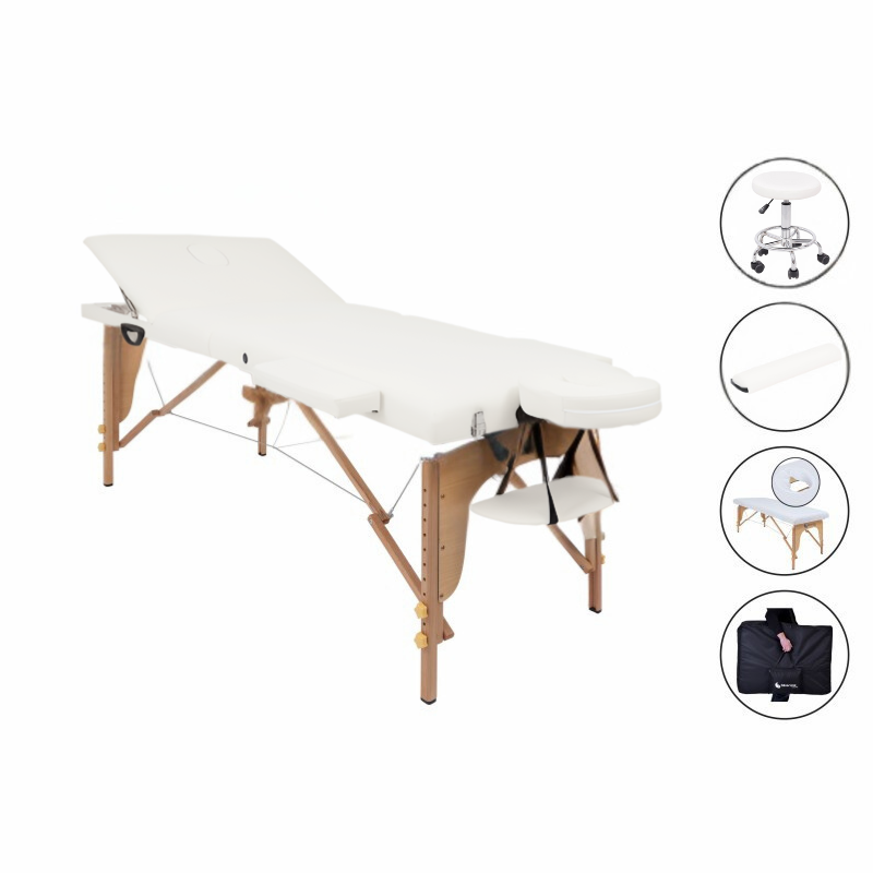 Aurora prijenosni ležaj za masažu sa stolicom
