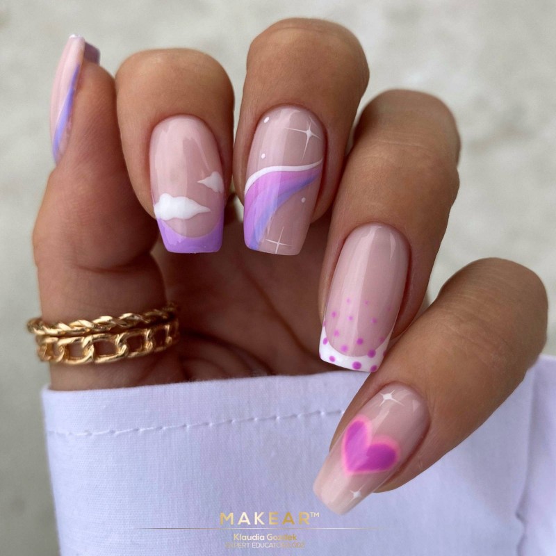 Makear NUDE RUBBER BASE - Jelly PINK NRB04