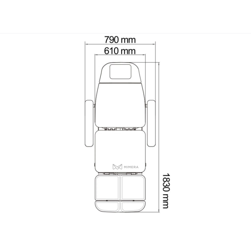Električna kozmetička stolica COMFA E3