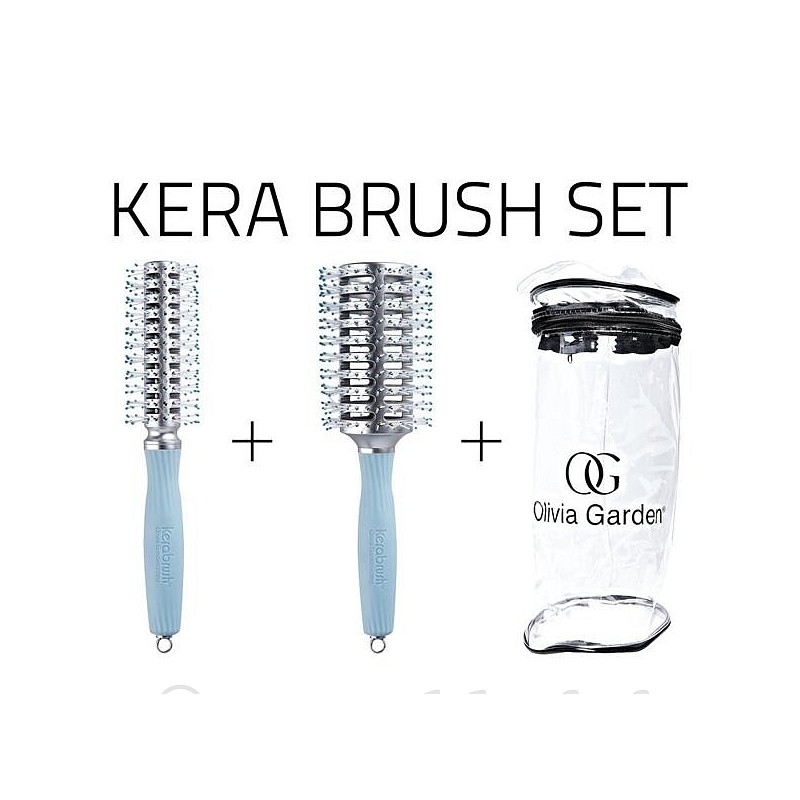 Kera Brush - set od 2 četke + torbica