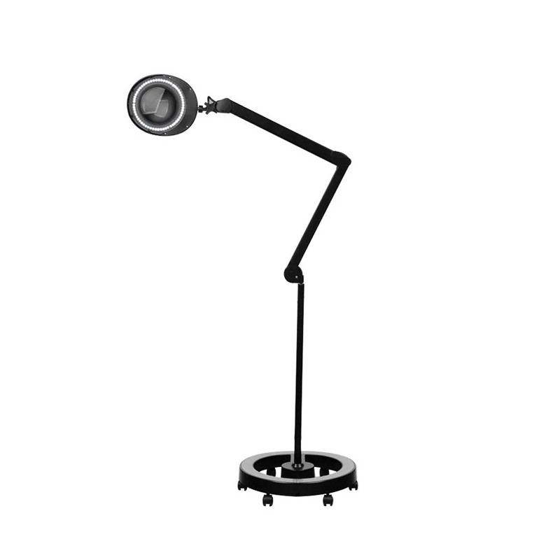 Kozmetička lupa Elegante 6025 črna na stalku