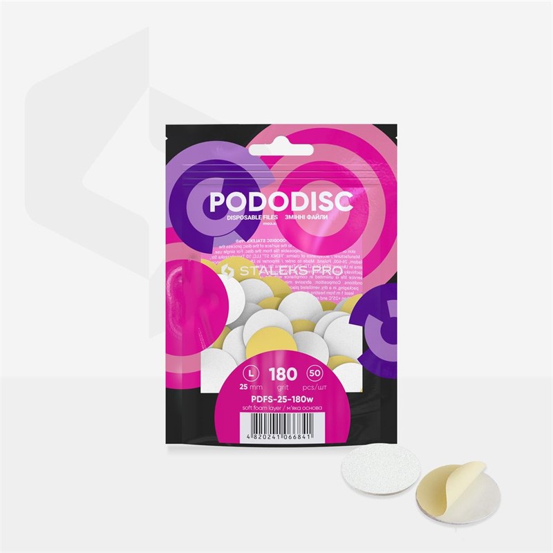 Staleks Pro Expert bijeli zamjenski brusni papir za Pododisc L PDFS-25