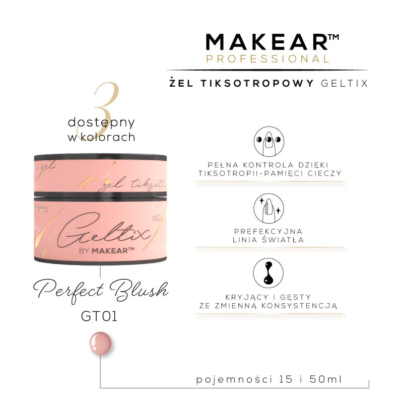 Makear GELTIX Secret PINK 15ml