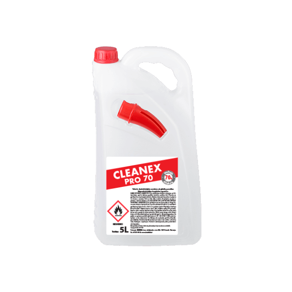 Cleanex Pro 5L, alkoholno sredstvo za čišćenje površine 70%