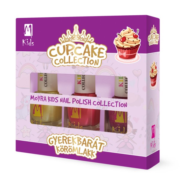 SET Lakova za nokte KIDS - Cupcake Collection