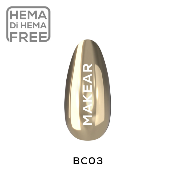 MAKEAR SFX tekući Chrome effect - Gold BC03