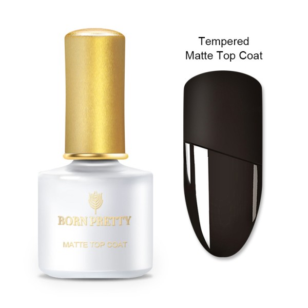 Tempered matte top coat no wipe