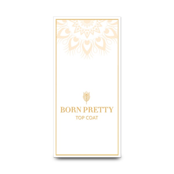 BORN PRETTY Tempered top coat no wipe 10ml