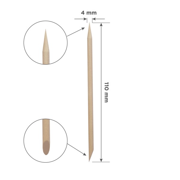 STALEKS PRO EXPERT drveni štapići, 110mm, 100kom, DOS-30/100