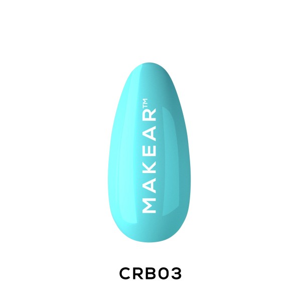 Makear COLOR RUBBER BASE - TURQUOISE CRB03