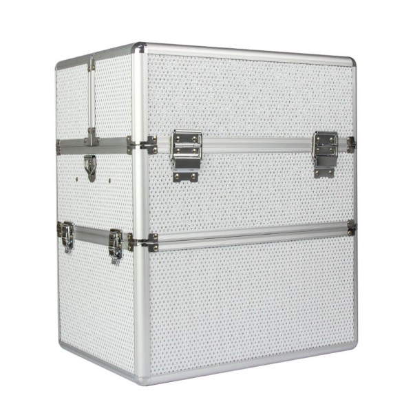 Kozmetički kovčeg Beli XXL - kristali