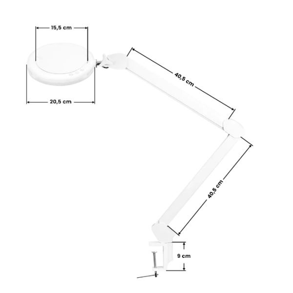 Kozmetička lupa - LED GLOW 8021 AS1606