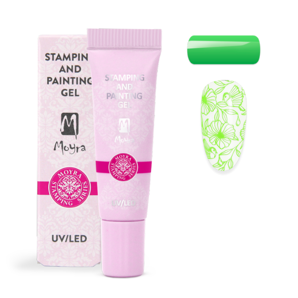 Moyra Stamping and Painting gel Nr.09 Vivid Green