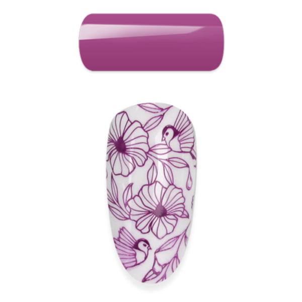 Moyra Stamping and Painting gel Nr.15 - Mauve
