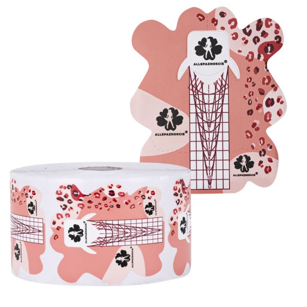 Šabloni za nokte - panter 500kom