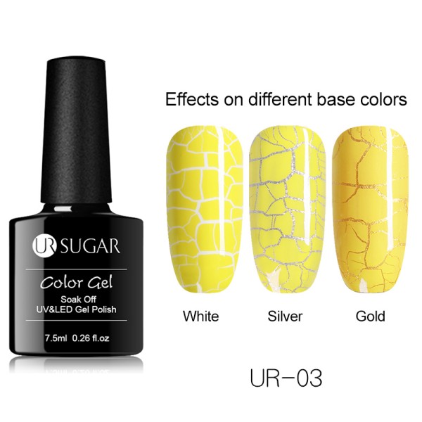 UR03 UR SUGAR Crackle Gel Polish