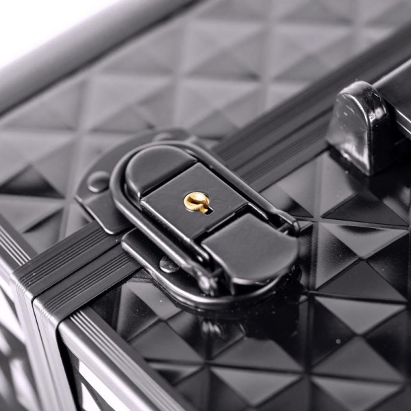 Kozmetični kovčeg crni - Diamant 3D
