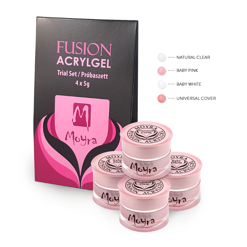 Moyra Fusion Acrylgel - baby boomer probni set